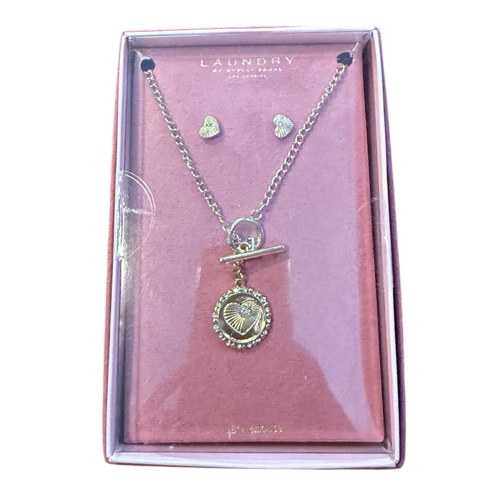 Laundry By Shelli Segal Boxed Necklace Earrings Set 38$